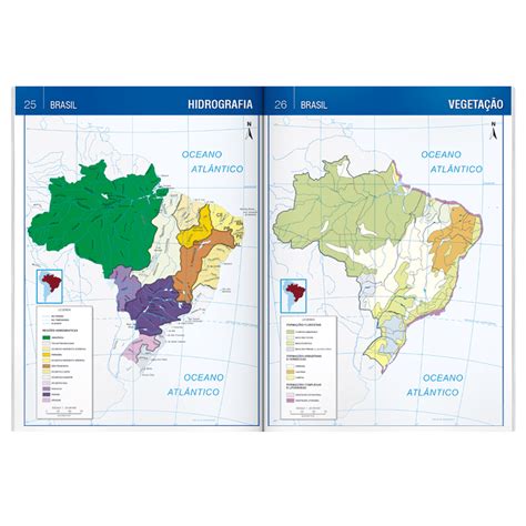 Atlas Geogr Fico Escolar Todolivro Livraria Bar O