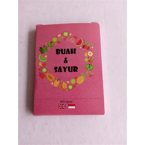 Jual Flash Card Kartu Buah Dan Sayur Shopee Indonesia