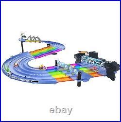 Car Track Set Brand New Hot Wheels Mario Kart Rainbow Road Raceway Track Set Hard To Find