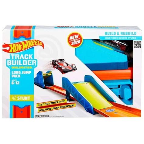 Hot Wheels Track Builder Pista Saltos Largos GLC87 GLC89 Mattel Hot Wheels Mattel Coches