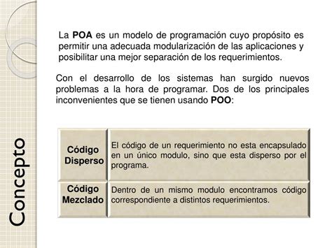 PPT Programación Orientada a Aspectos POA PowerPoint Presentation