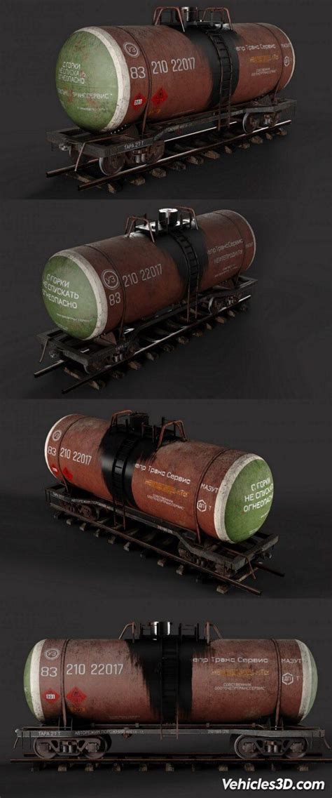 Tank Wagon – 3D Model » Vehicles3D.com