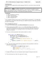 Itsc Module Lab Pdf Itsc Introduction To Computer Science