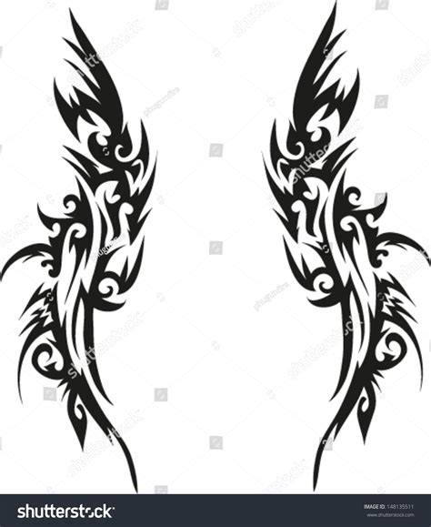 Tribal Tattoos On Shoulder Blade