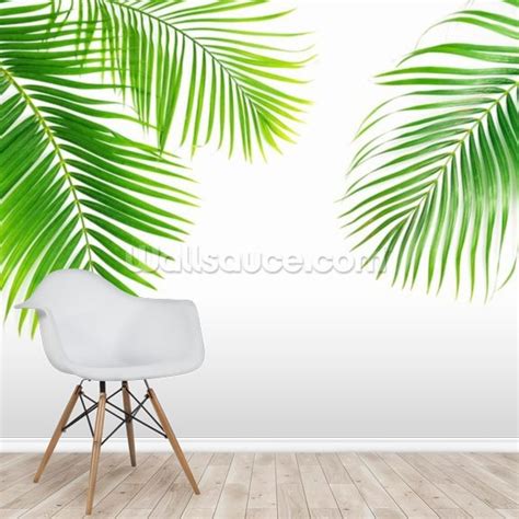 Green Palm Leaves Wallpaper | Wallsauce US