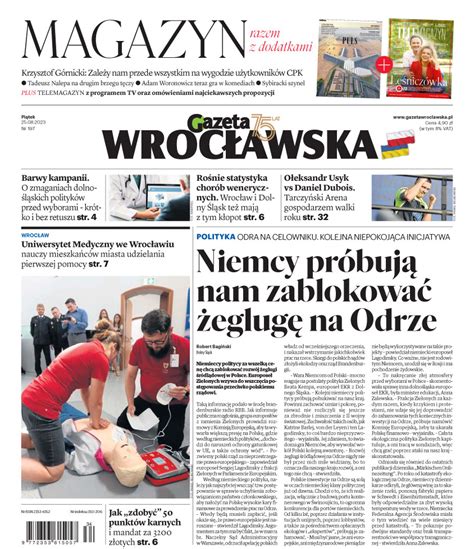 Gazeta Wroc Awska Wydanie Magazynowe