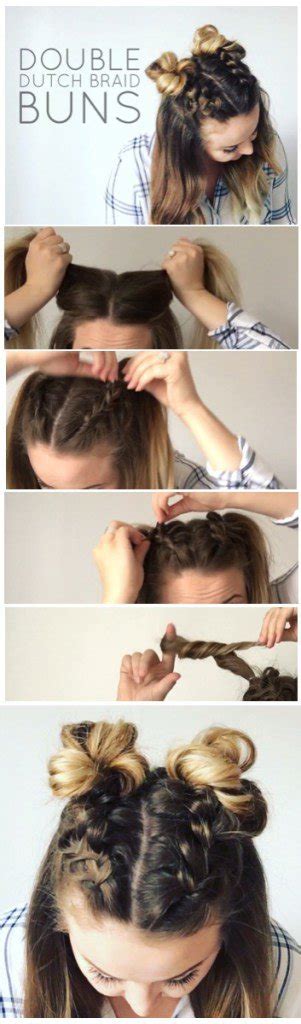 Double Bun Hair Tutorials For A Futuristic Look