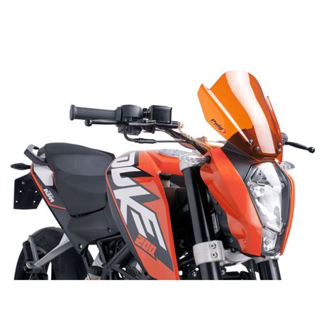 Puig 6275T Windshield For KTM 125 200 And 390 Duke 2011 Current