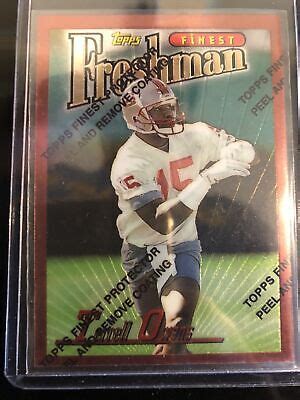 1996 Topps Finest Terrell Owens Finest Freshman 338 Rookie RC Hall Of