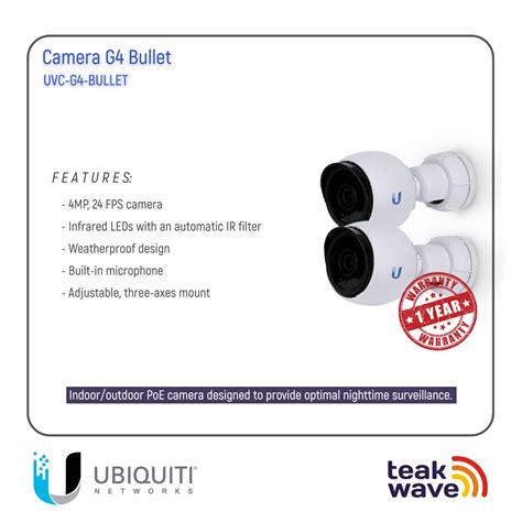 Jual Ubiquiti Uvc G Bullet Unifi Protect G Bullet Camera