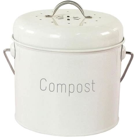 Bac À Compost Seau À Compost Avec Couvercle Composteur De Cuisine Avec