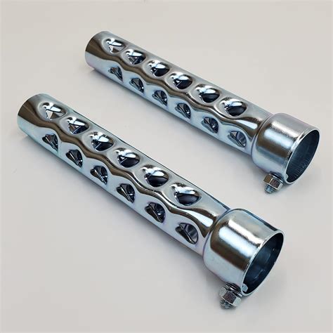 8” Long Exhaust Baffles For 1 34 Od Exhaust Pipes And Mufflers Noise