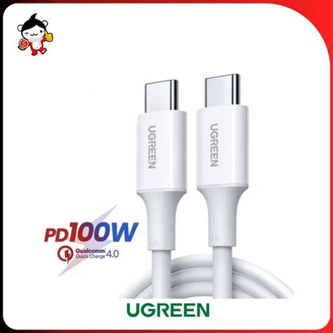 Jual Kabel Usb Ugreen Type C To Type C 5a 100w 1m Shopee Indonesia