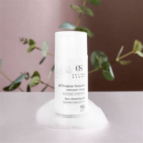 Gel nettoyant visage certifié bio Bonjour Bonsoir Estime et Sens