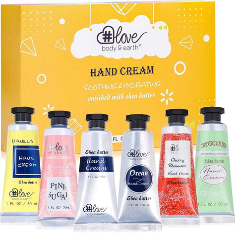 Crema Mani al Burro di Karitè Confezione 6 PCS x 30 ml Creme Mani Set