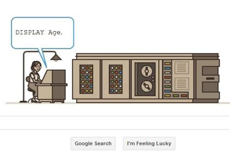 Google Doodle Celebrates Navy S Grace Hopper Programming Pioneer