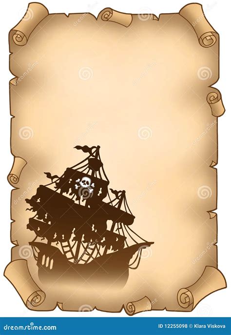 Pirate Scroll Paper