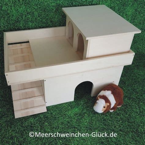 Kombinationshäuser Holz natur Archive Meerschweinchen Glück