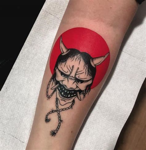 Traditional Japanese Oni Tattoos