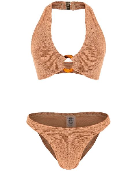 Hunza G Coco Bikini Set In Natural Lyst