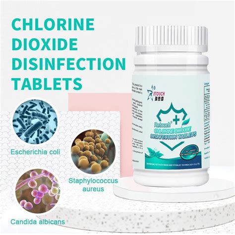 Antibacterial Chlorine Dioxide Disinfection Tablets Sterilizer Chlorine