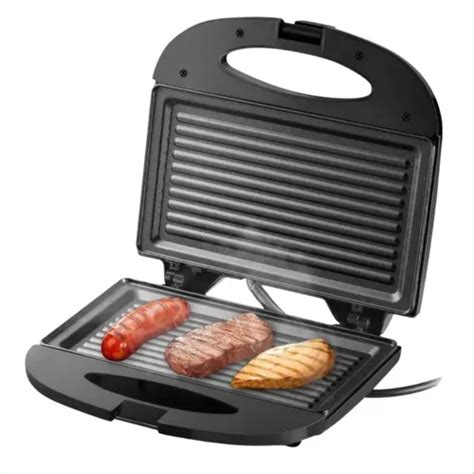 Sanduicheira Grill Misteira Preta Gourmet Multilaser W Frete Gr Tis