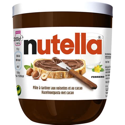 Nutella Pâte à tartiner aux noisettes et au cacao 200g Hollande