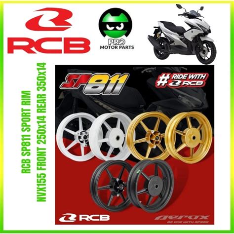 RCB ORIGINAL YAMAHA NVX155 AEROX SPORT RIM 811 FRONT 250 14 REAR 350