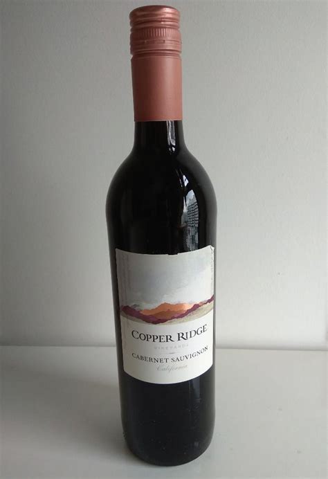 Copper Ridge Cabernet Sauvignon California 16 Food Drinks