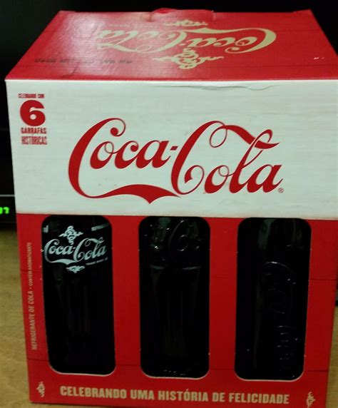 Coca cola Kit 6 Garrafas Históricas Retro R 109 90 em Mercado Livre