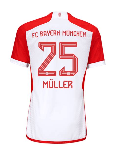 Homme Maillot Authentique Domicile 23 24 Blanc FC Bayern Munich Boutique