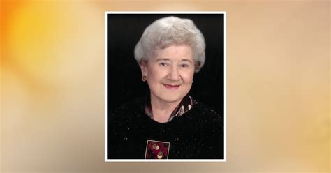 Anna Debevec Obituary Geib Funeral Homes