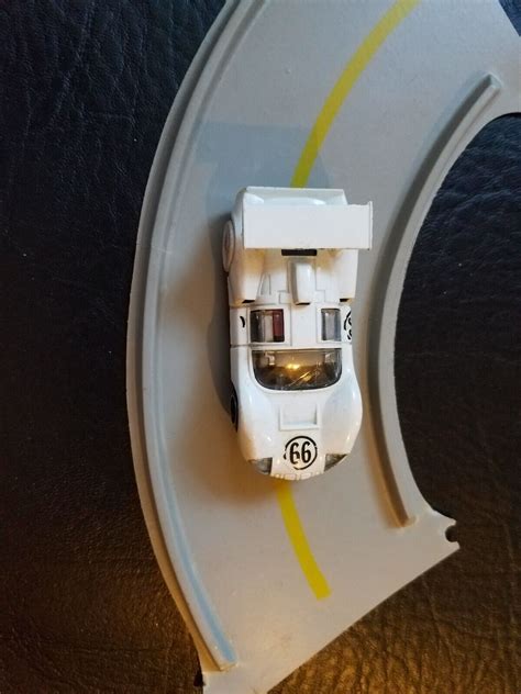 Tyco Pro Chaparral White Slot Car Number 66 HO Scale Working EBay