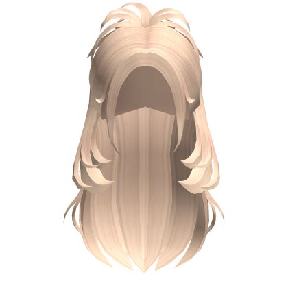 Grunge Long Messy Ponytail Blonde Roblox