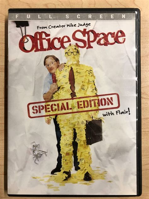 Office Space Dvd 1999 Special Edition Full Screen G0823 Ebay