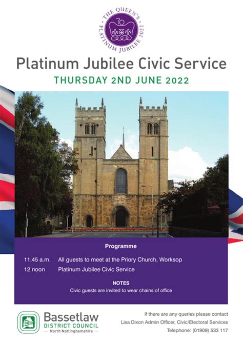 Platinum Jubilee Civic Service Outwood Academy Portland