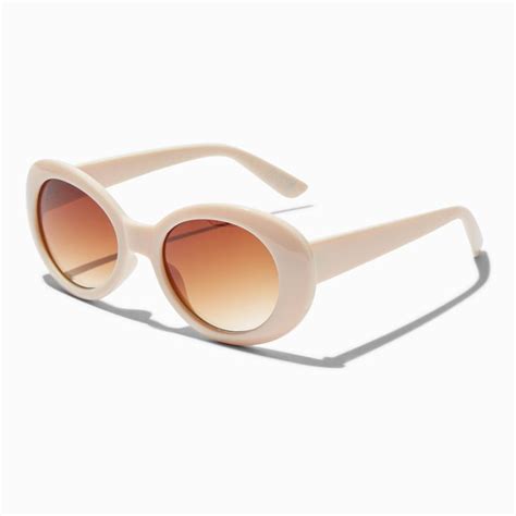 Chunky Nude Mod Sunglasses Fashion Frames Chunky Sunglasses