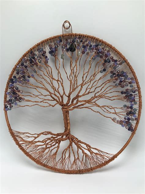 11 Inch Handmade Copper Wire Tree Of Life One Of A Etsy