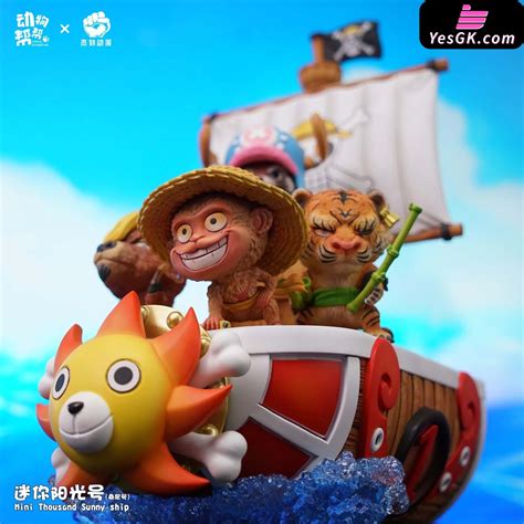 One Piece Animal Cosplay Straw Hat Pirates Series Mini Thousand Sunny