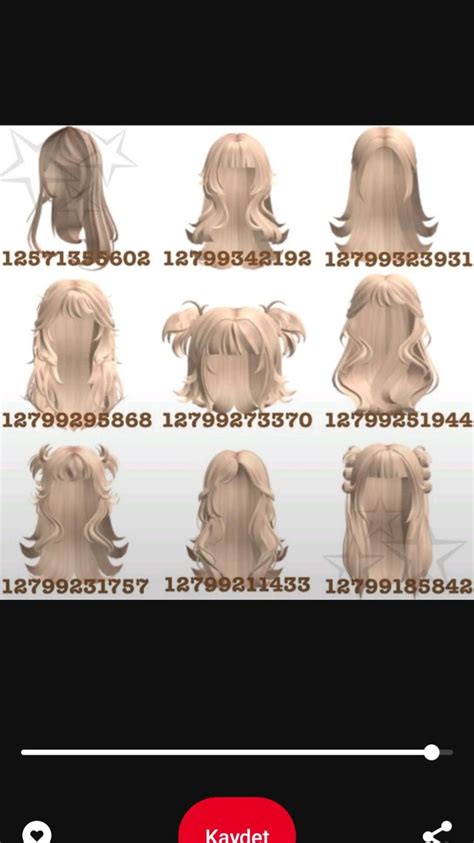 Roblox Blonde Hair Codes Part Artofit