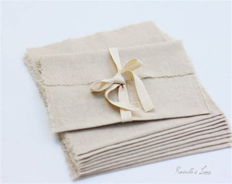 5 X 7 Natural Linen Blend Envelopes Set of 10 - Etsy