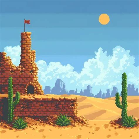 2d Pixel Art Game Background Generator App | PromptBase