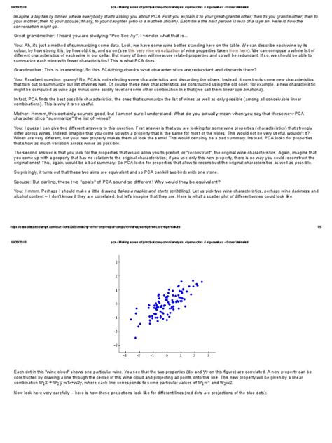 Pca Making Sense Of Principal Component Analysis Eigenvectors