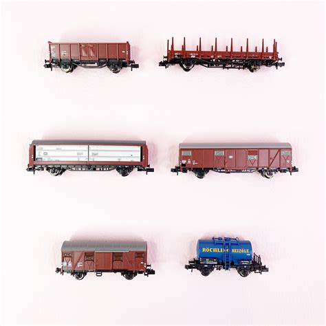 Convoi De 6 Wagons De Marchandises DB Ep III Et IV FLEISCHMANN