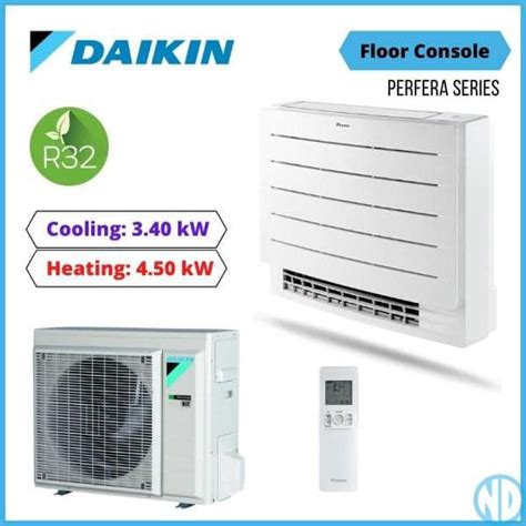 Daikin Kw Perfera Floor Console Heat Pump Air Conditioner