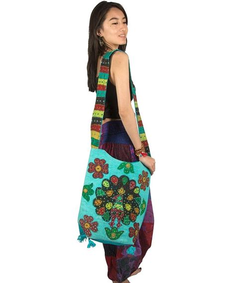 Tribe Azure Hobo Peacock Shoulder Bag Women Handbag Messenger Crossbody