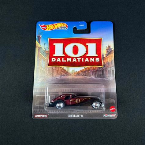 Other Hot Wheels Premium Disney Dalmations Cruella De Vil Real Riders Metalmetal Poshmark