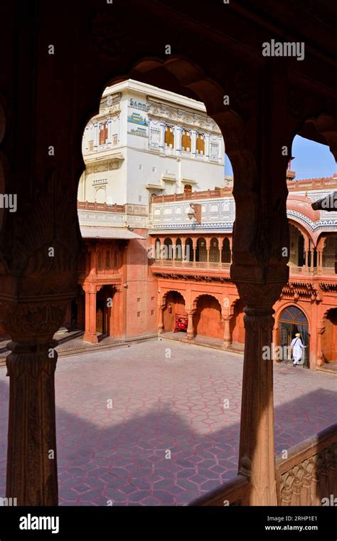 India State Of Rajasthan Bikaner Fort Junagarh Built In Red