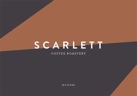 Scarlett Coffee Branding & Packaging on Behance