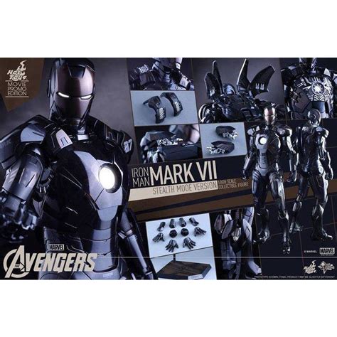 Hot Toys MMS Iron Man 鋼鐵人 MK Mark VII 馬克 匿蹤版 九成九新便宜賣 蝦皮購物